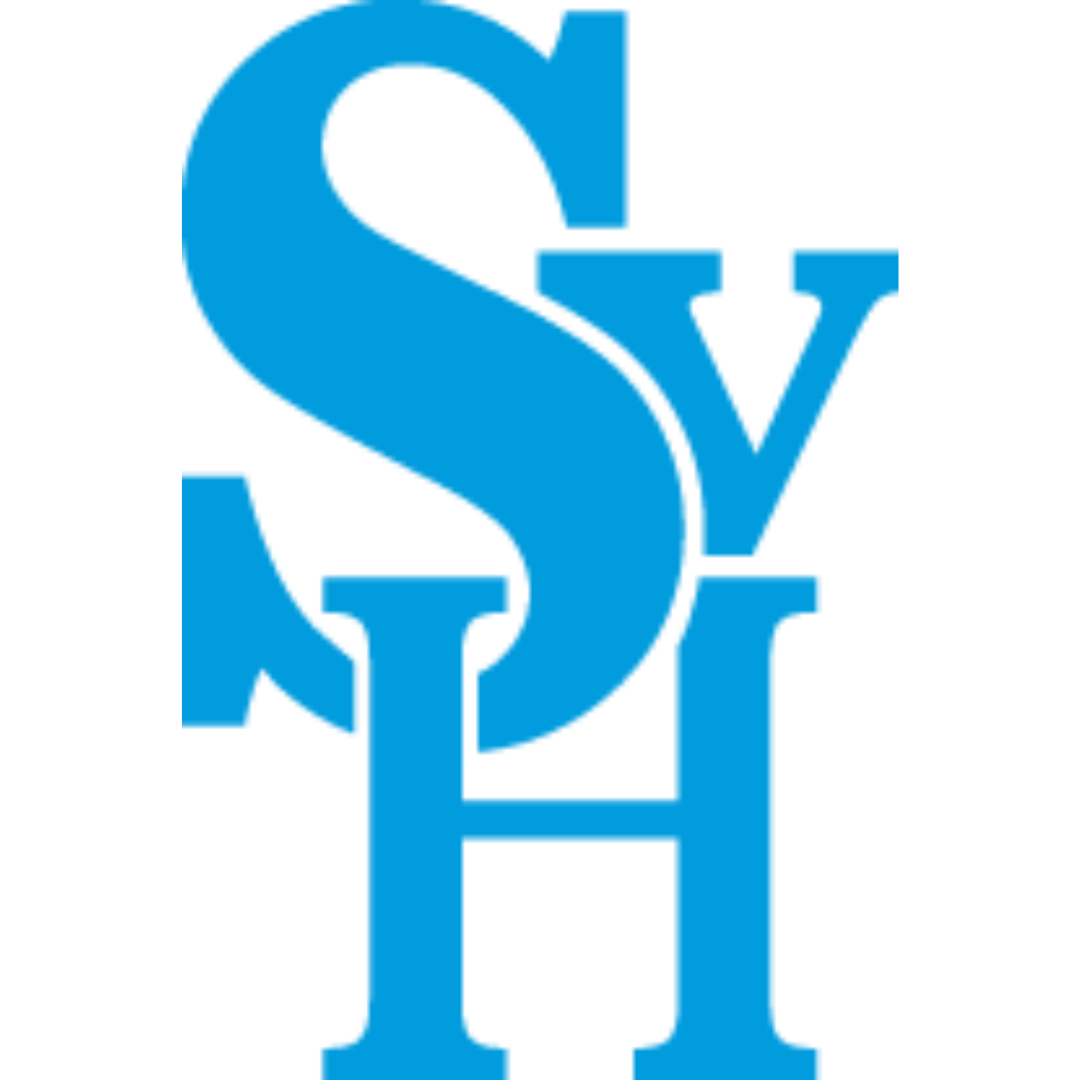 SVH-logo – blauwe initialen van Stichting Vakbekwaamheid Horeca